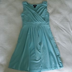 Lands' End Blue Wrap Dress